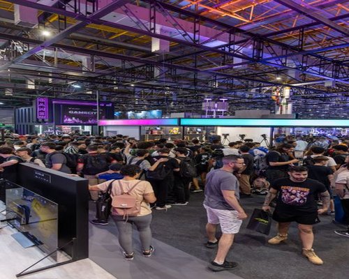 Gaming Exhibition Weekend concept showing contemporary gaming culture.